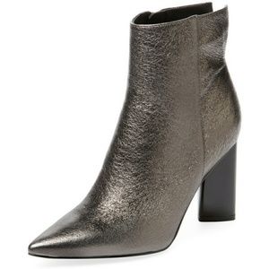 Kendall & Kylie Silver Gemma Pointed-Toe Bootie